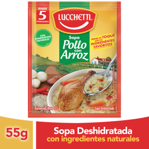 Sopa Lucchetti Pollo con Arroz 55g