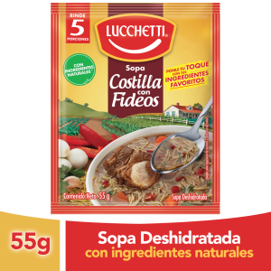 Sopa Lucchetti Costilla con Fideos 55g