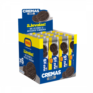  Caja de 24 Cremas Dark X6 galletas por paquete