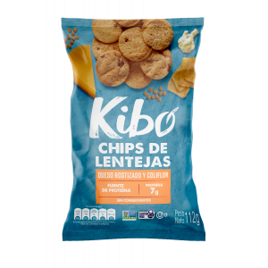 Chips de Lenteja Kibo Queso Rostizado y Coliflor 4oz
