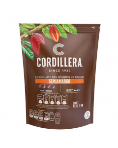 Cordillera Cobertura Chocolate Semi amargo 54%