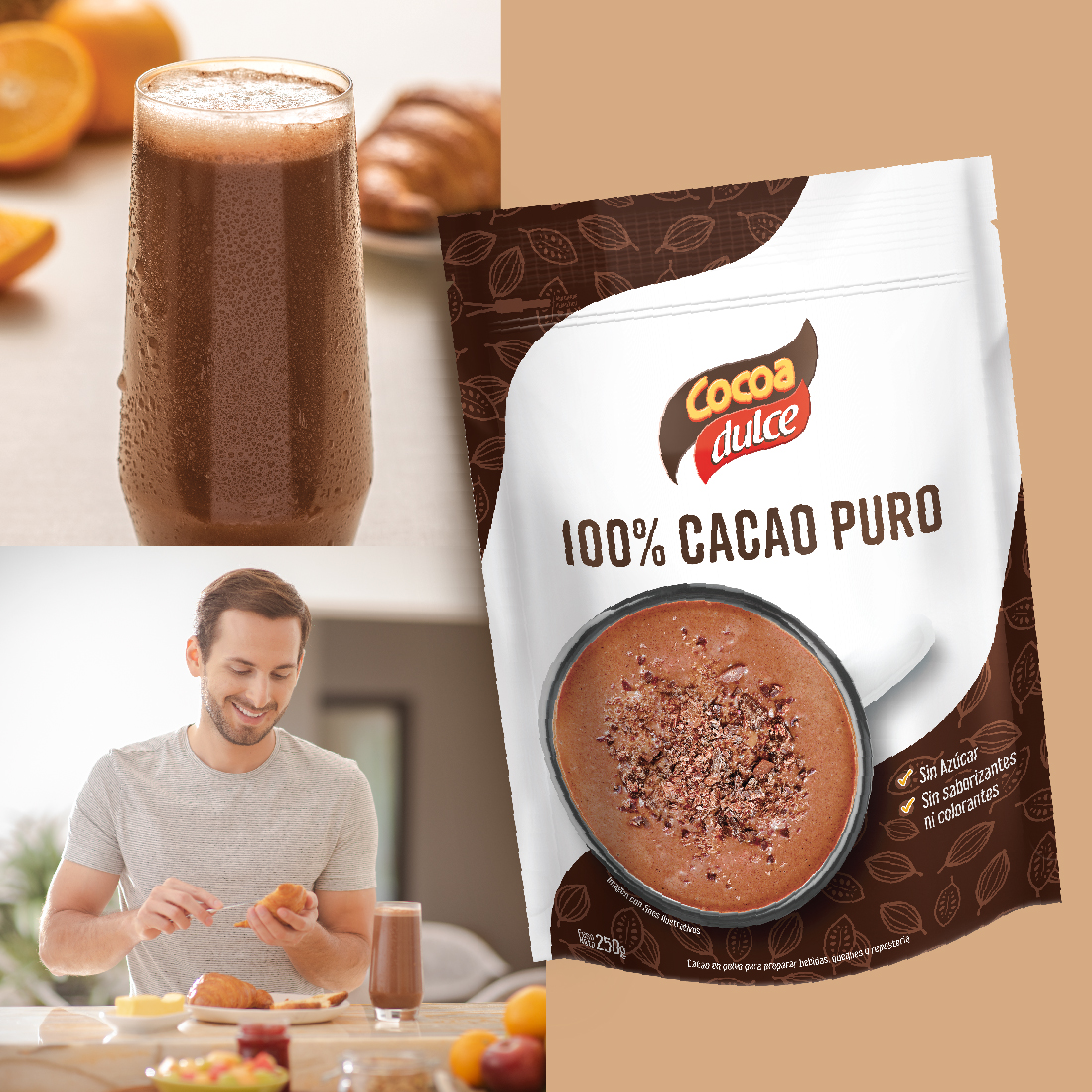 Cocoa 100% pura
